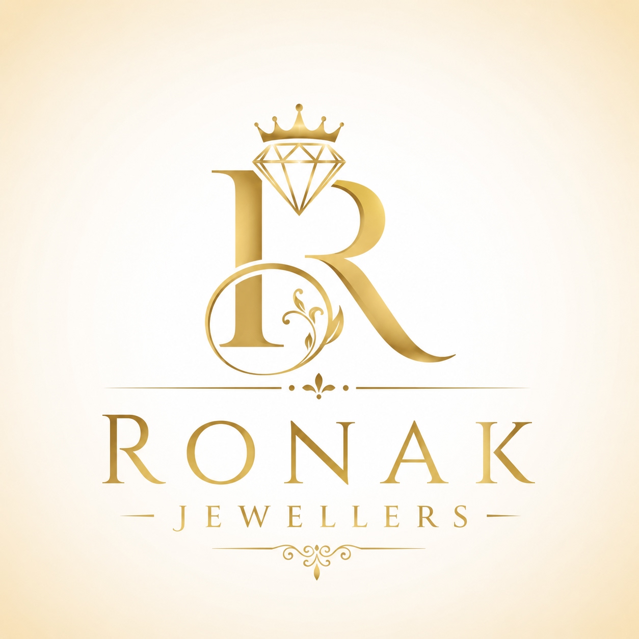 Artisan crafting gold jewellery at Ronak Jewellers